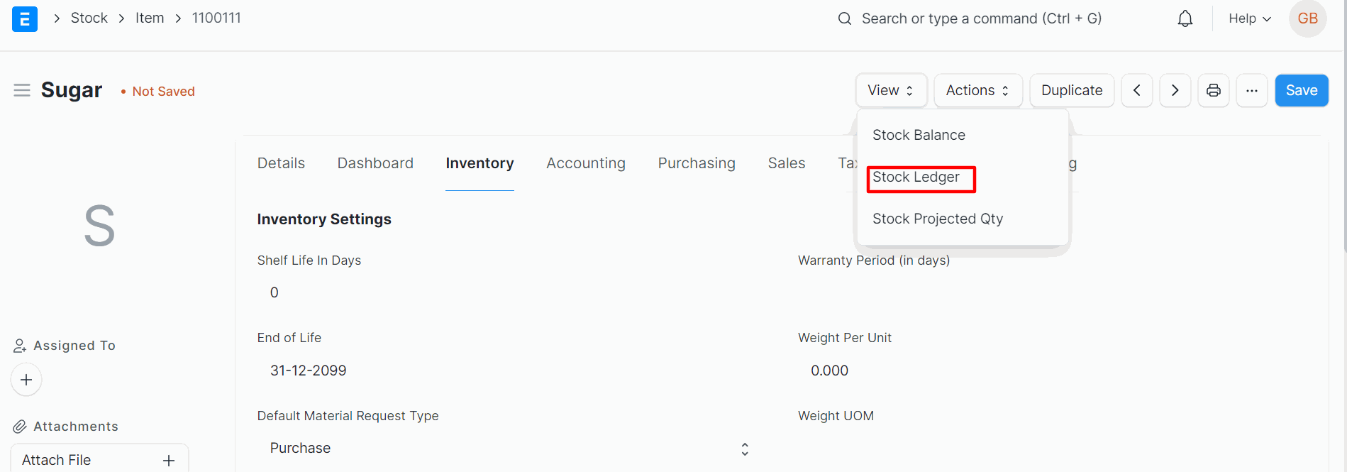 Go To stock ledger and see the difference between Sales and Purchase
