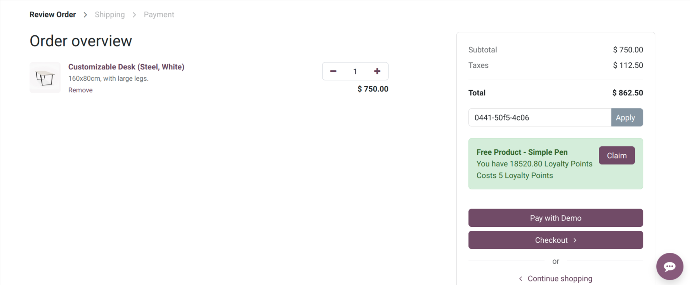 Use-case of Creating Gift Card in Odoo