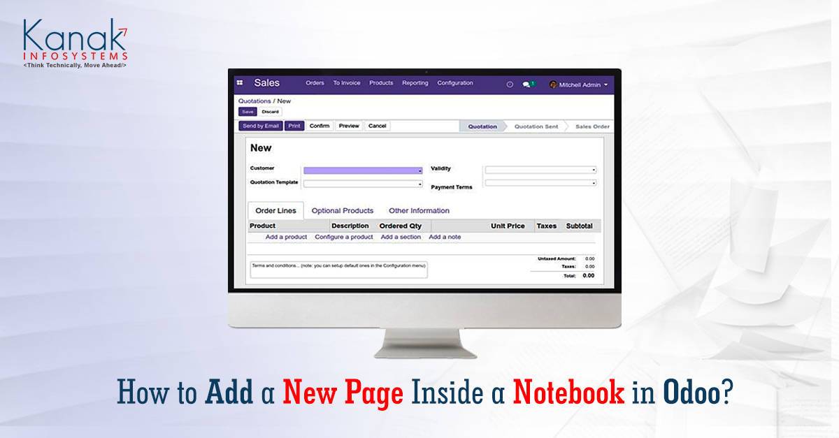 How To Add A New Page Inside A Notebook In Odoo