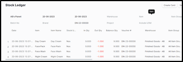 product bundle in the sales transactions