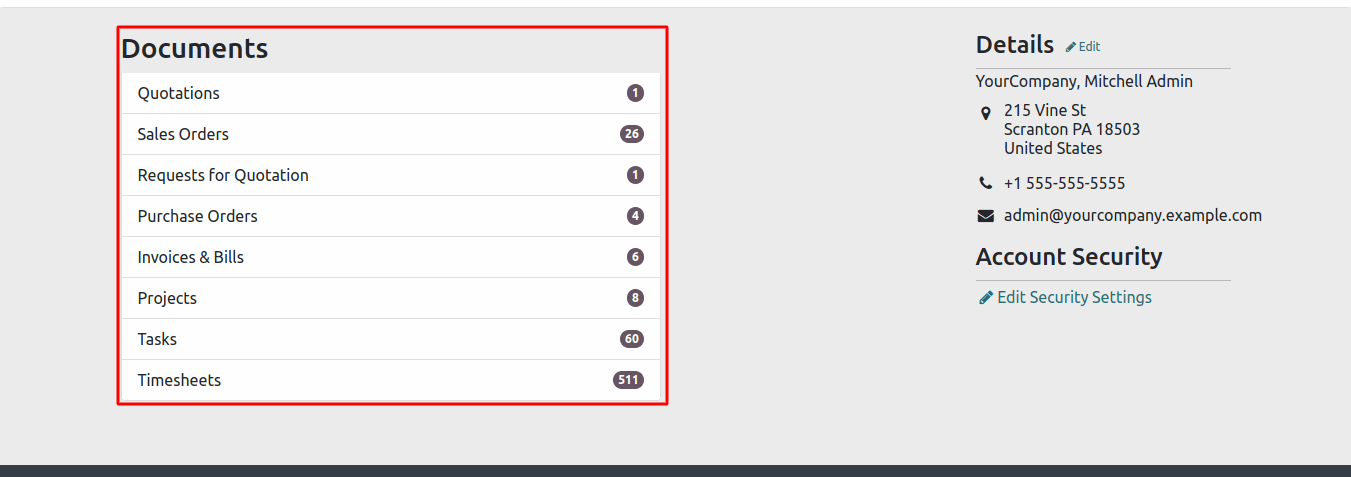 Step-by-step guide to accessing records in Odoo portal
