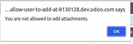 Disallow User to add Attachment In Odoo Disallowing attachment
