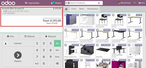 POS lot Selection Odoo Module: Configuration