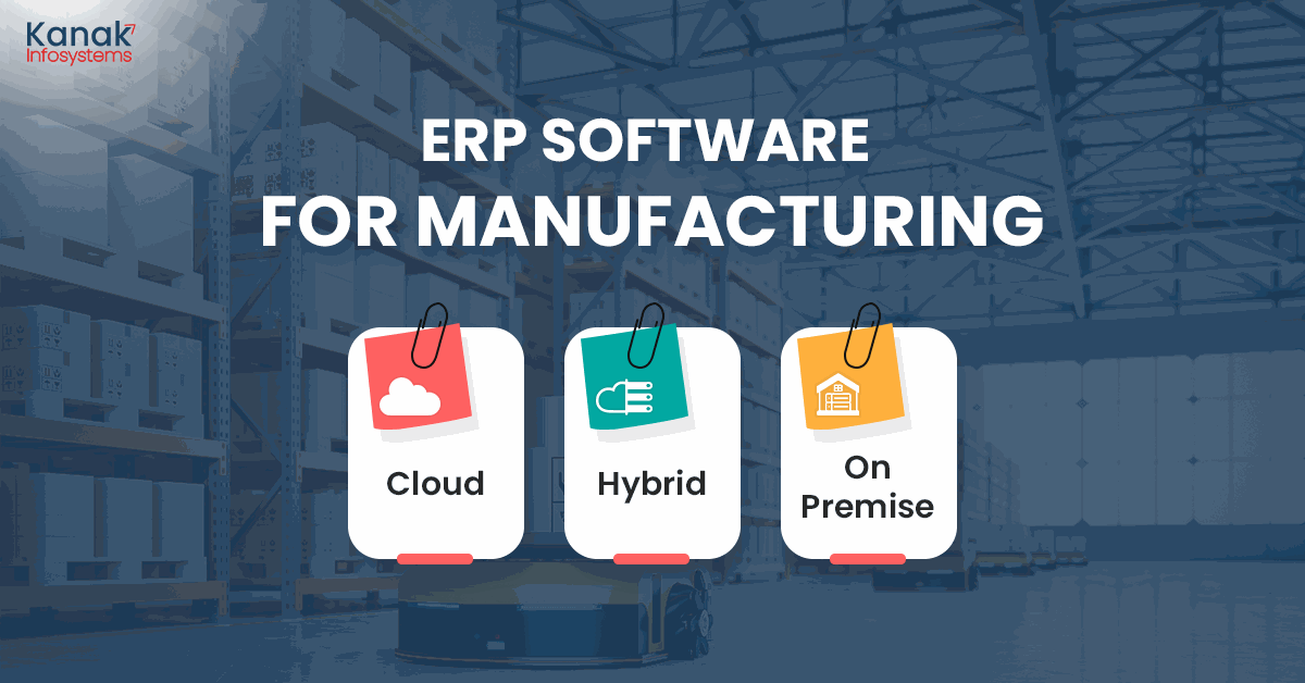 ERP Software for Manufacturing : Various Types