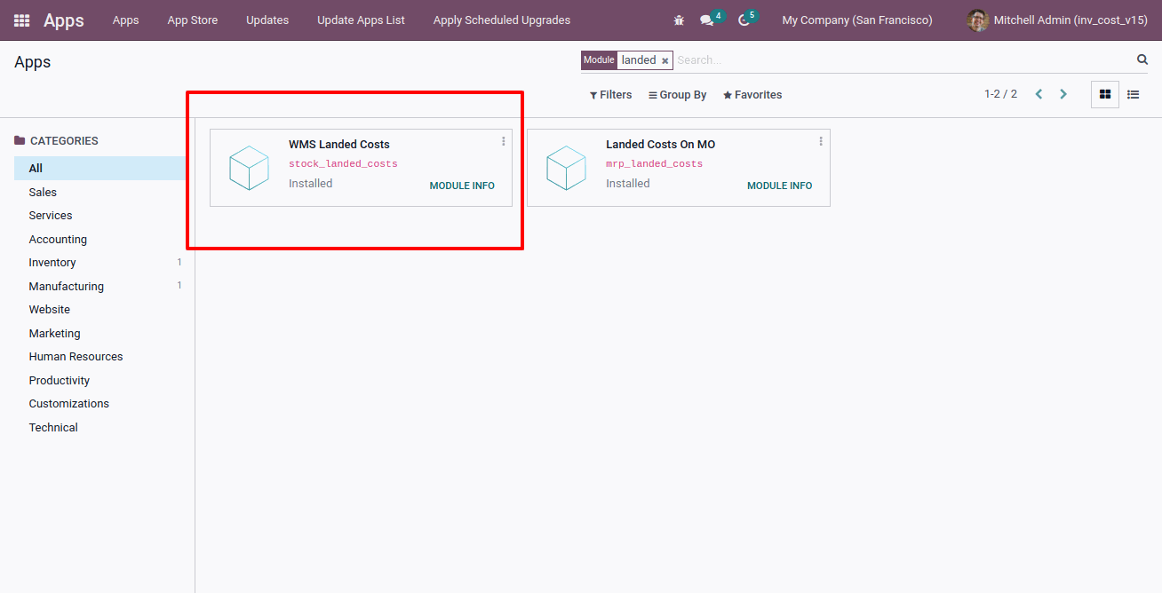 Inventory Landed Costs in Odoo What are Landed Costs