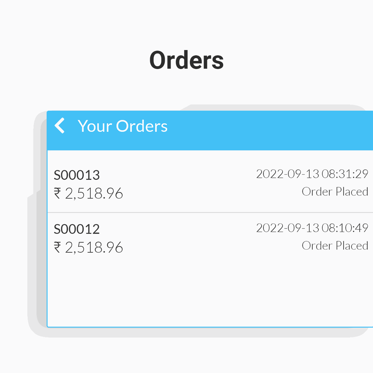 OdooShoppe - Mobile App For Ecommerce Business orders
