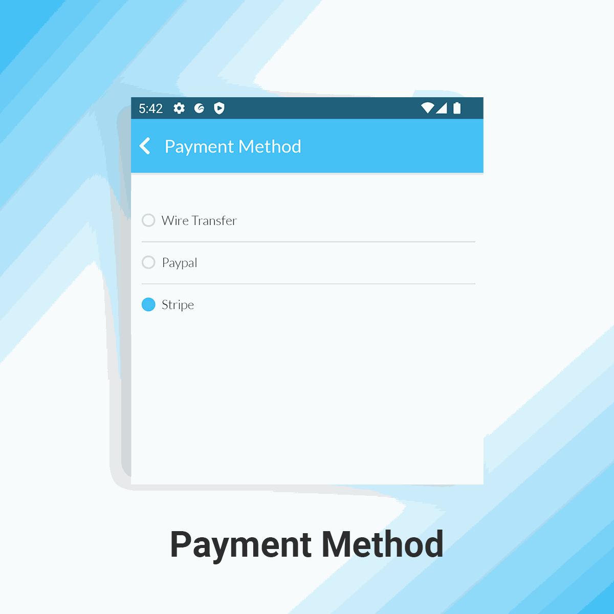 OdooShoppe - Mobile App For Ecommerce Business Payment method