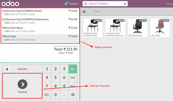 Demonstrating through new POS order