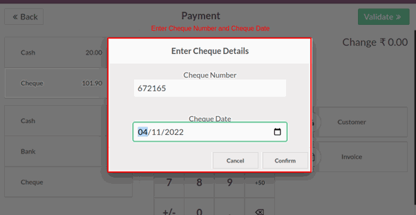 How to Generate or Create Pop-up In Odoo demonstrating throgh new pos