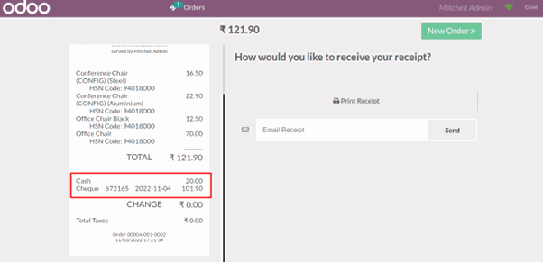 How to Generate or Create Pop-up In Odoo demonstrating through new pos