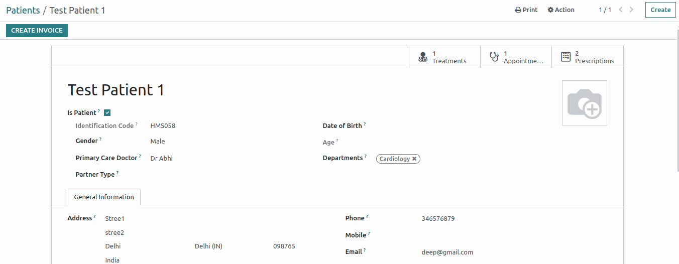 Odoo for Healthcare Management Patient Record Keeping
