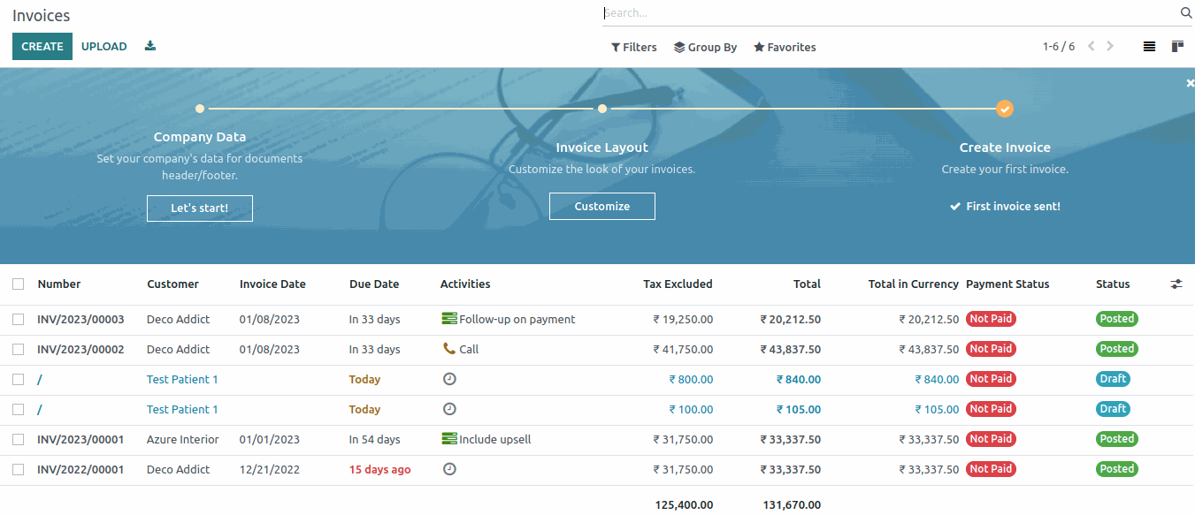 Odoo for Healthcare Management Financial Accounting