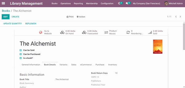 Library Management Odoo Module Overview