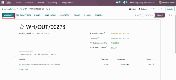 Payments Installments Module validate delivery order