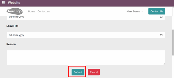 Submitting details