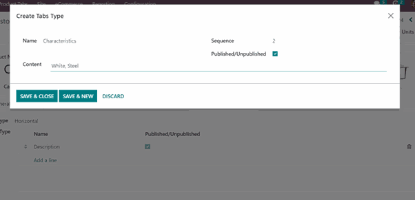 Manage Website Product Tabs In Odoo Create a Product Tab in odoo