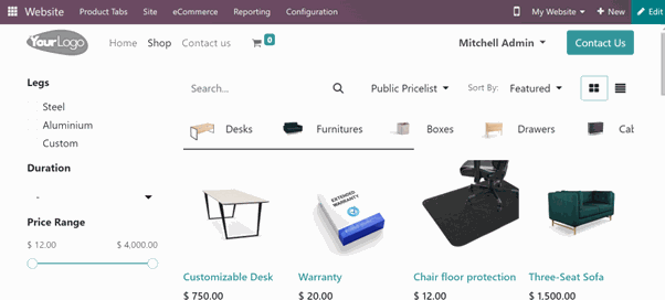 Manage Website Product Tabs In Odoo Create a Product Tab in odoo