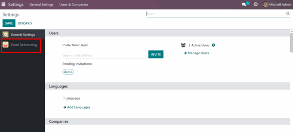 Steps of E-Mails Buttons Dynamic Colours Odoo App