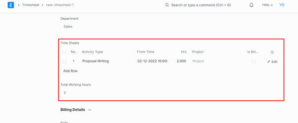 How To Set A Workflow In ERPNext Fill- hours worked