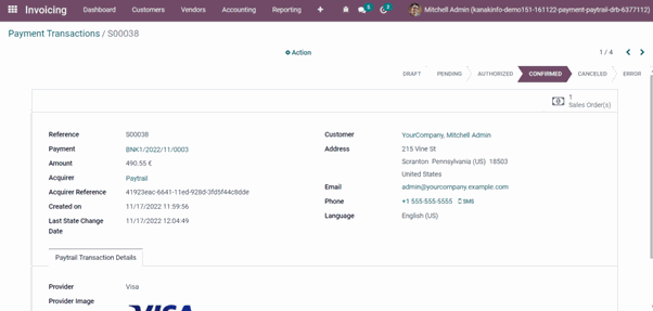 Paytrail Payment Acquirer Odoo Module How To Use Paytrail Payment Acquirer In Odoo