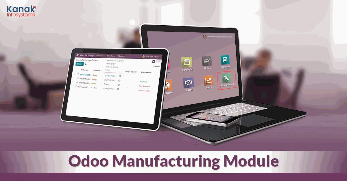 Odoo manufacturing module