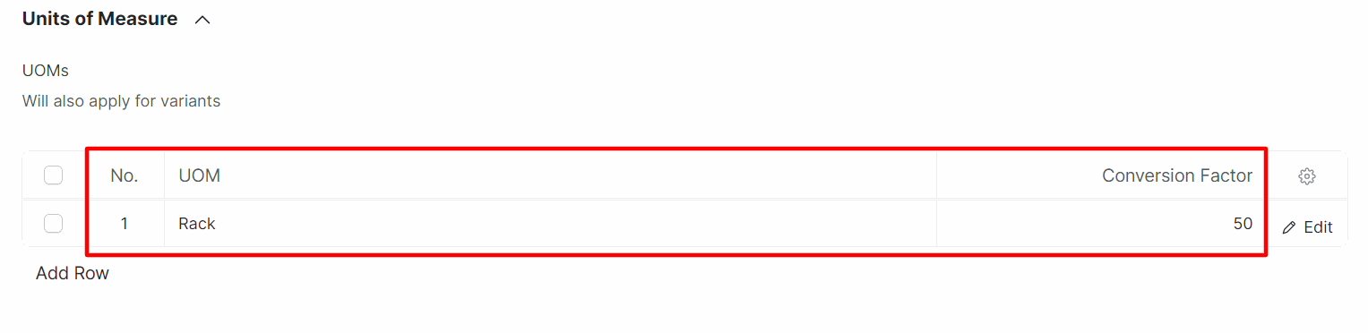 Manage Multiple UoM's For A Product With ERPNext conversion factor