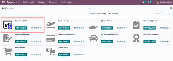 Configure Purchase Order Approvals Odoo Module