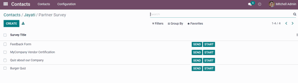 Partner Survey Module In Odoo Overview: Partner Survey Odoo App