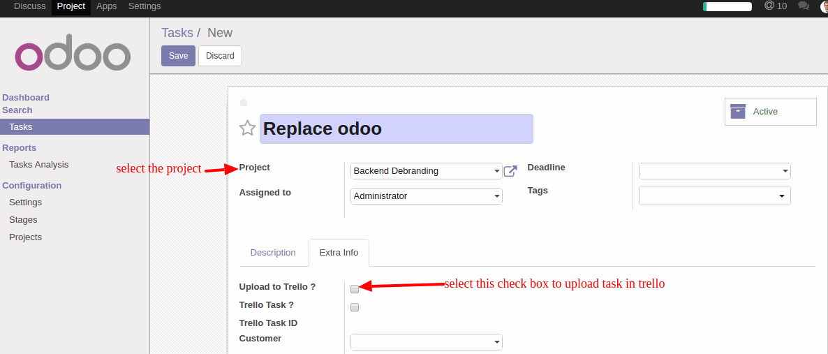Upload Task in Trello Upload Task in Trello