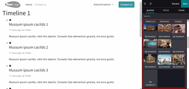 View of Different Time Style in Website Timeline Snippet Odoo Module View of Different Time Style in Website Timeline Snippet Odoo Module