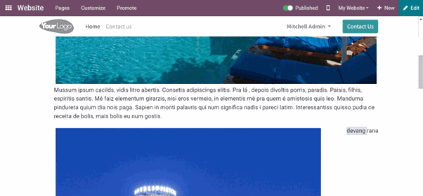 Website Timeline Snippet - Odoo Module Website Timeline Snippet Styles: Style 3