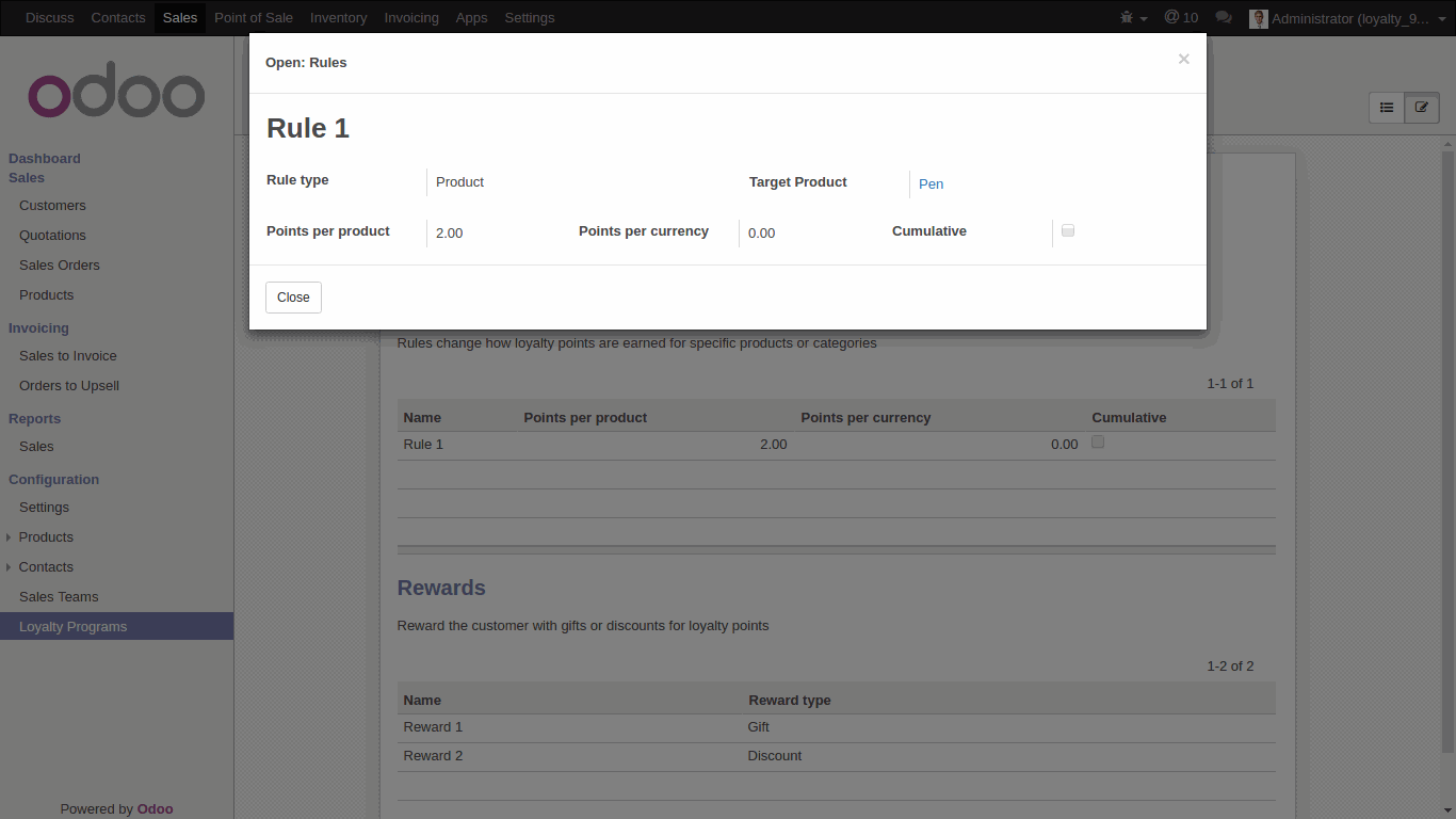 Loyalty Program Configuration