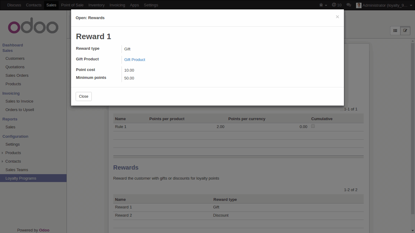 Loyalty Program Configuration