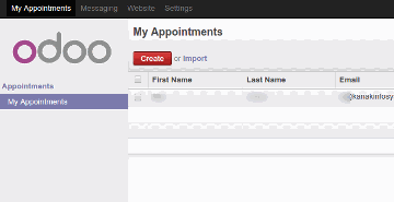 View Appointment - Odoo