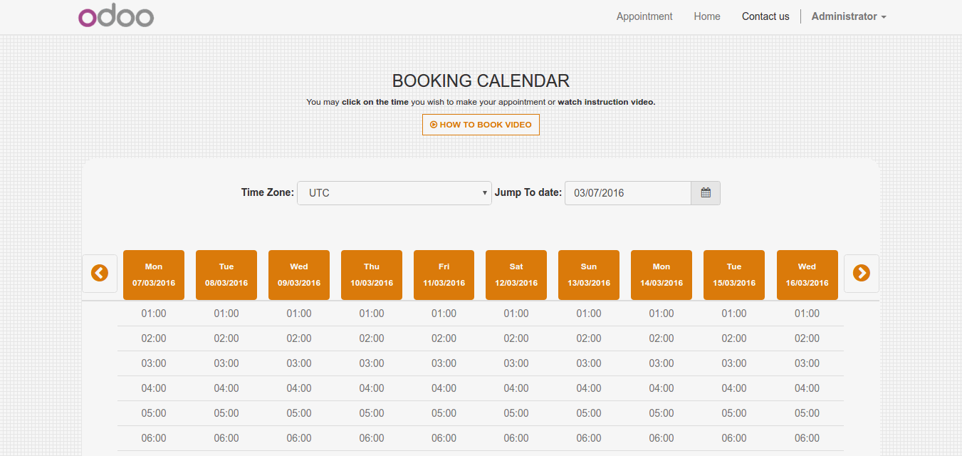 Kanak Calendar Appointment Odoo Module Reschedule Cancel Appointment