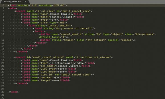 How To Create An Action Button On A List View Inheriting The Default Mail
