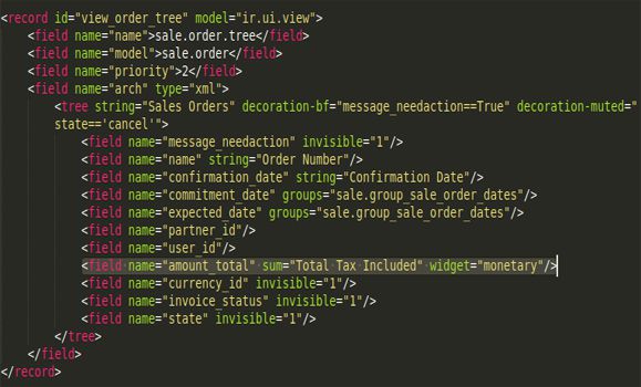 Perform Operations Like Sum Average On The ListView In Odoo