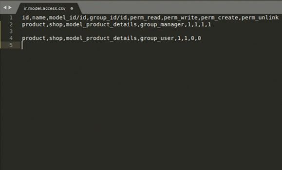 How To Create Access Rights In Custom Module Create an Access Rights
