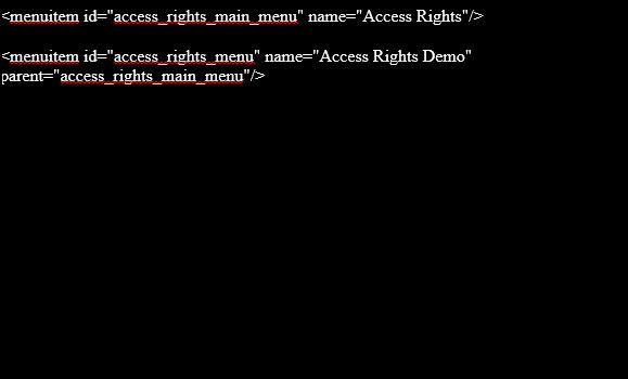 How To Create Access Rights In Custom Module Creating Access Rights For Menu Item