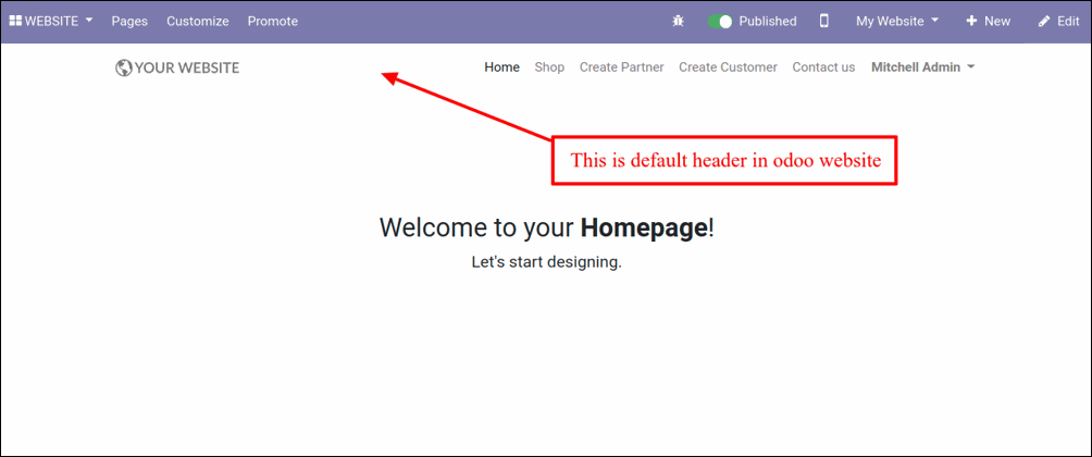 How To Replace Header and Footer In Odoo Website Replace the Header in Odoo Website