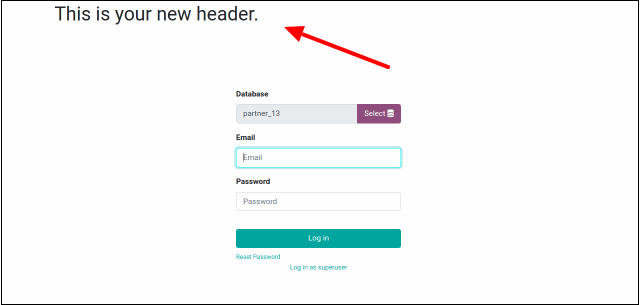 Replace the Header in Odoo Website Create your own Custom Header in Odoo