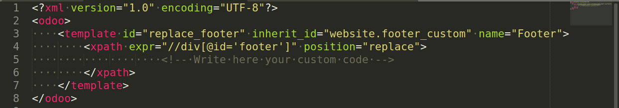 How To Replace Header and Footer In Odoo Website Replace the Footer in Odoo