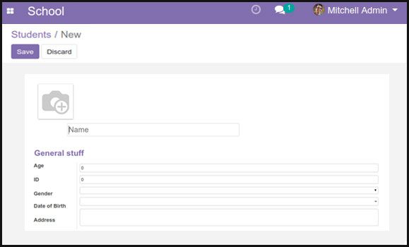 How To Add a New Page Inside a Notebook In Odoo? Edit the form view of our custom module