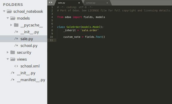 How To Add a New Page Inside a Notebook In Odoo Edit the form view of our custom module