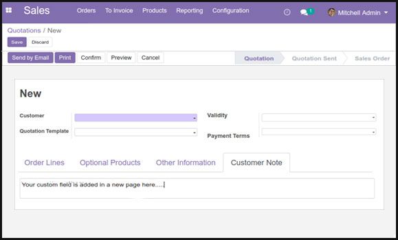 How To Add a New Page Inside a Notebook In Odoo Edit the form view of our custom module