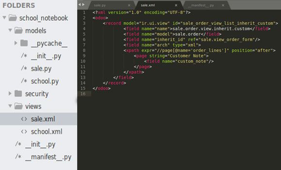 How To Add a New Page Inside a Notebook In Odoo Edit the form view of our custom module