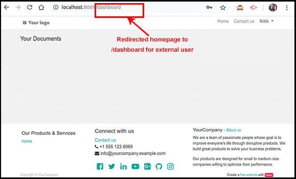 How to Change Home Action in Odoo Through Python custom homepage for the external user