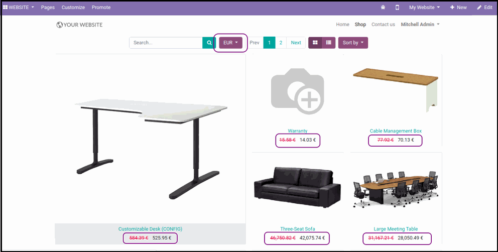 How To Display Discounts and Ribbons on Odoo Website Discount on Website in Odoo