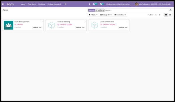New Expected Features in Odoo 13 Skill Management Module