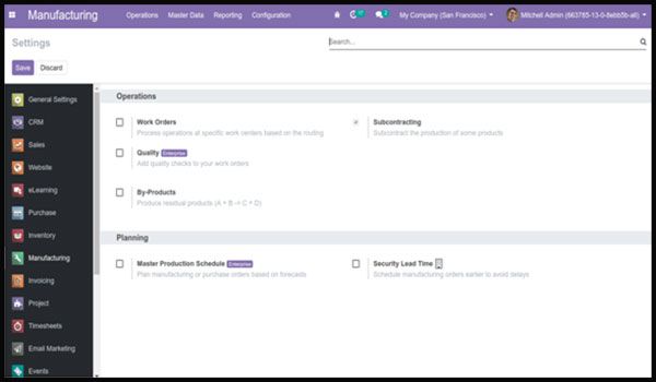 MRP Subcontracting in Odoo